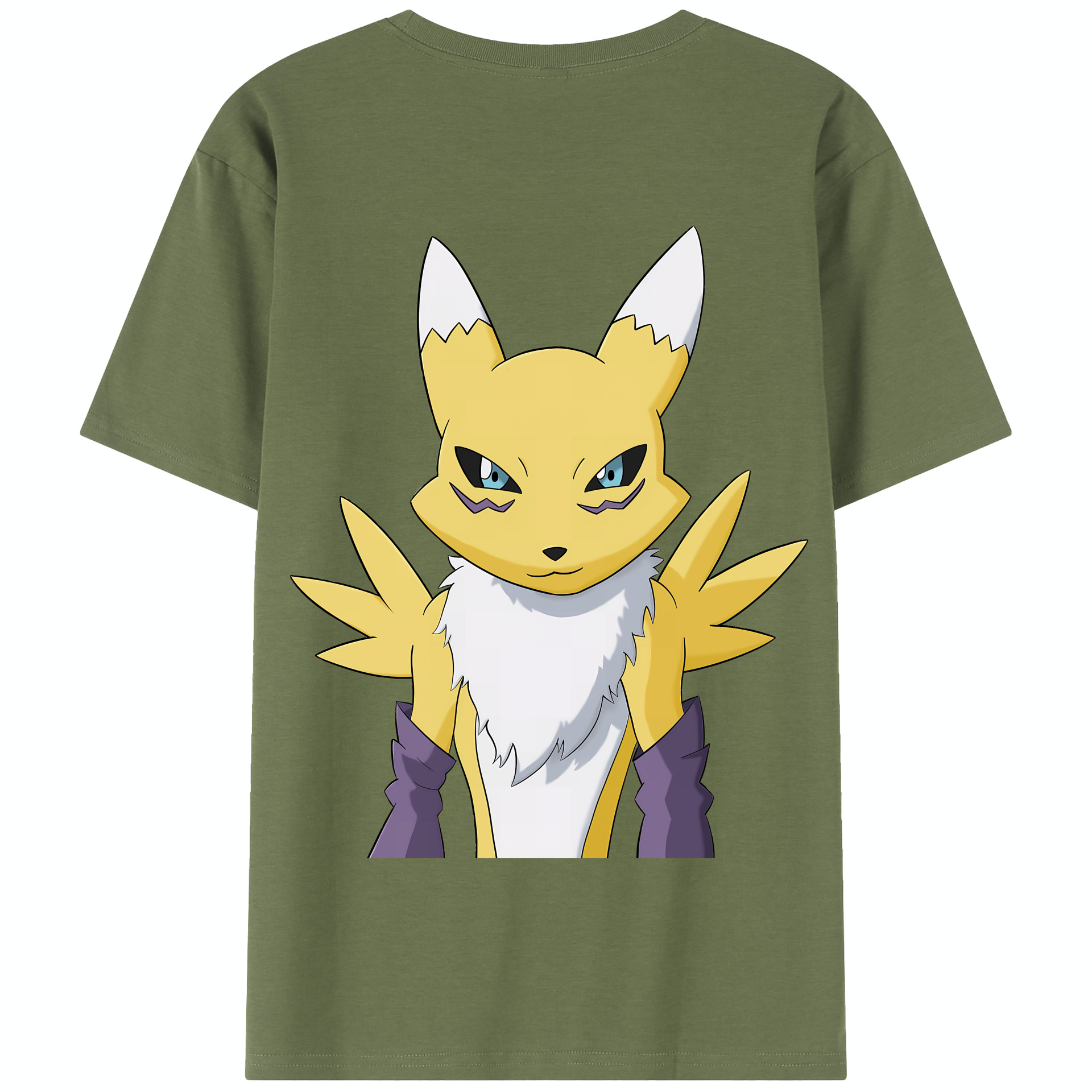 （画像用） Digimon デジタルモンスター/デジモン 綿100％半袖Tシャツ（背面プリント）